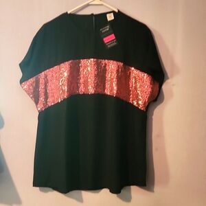 Like Love brand Large black and pink top